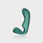 Puntige vibrerende prostaatstimulator met afstandsbediening - Metallic Groen