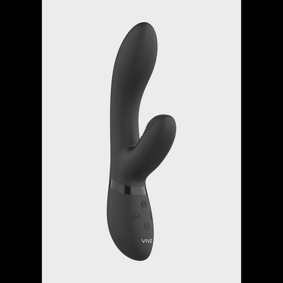 Kyra Pulse Clitorale Rabbit Zwart