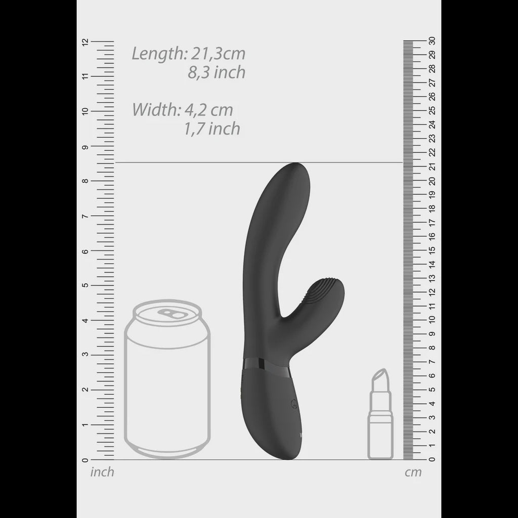 Kyra Pulse Clitorale Rabbit Zwart