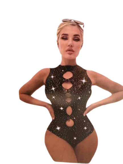 Vivi Dessous Sparkle Black Body