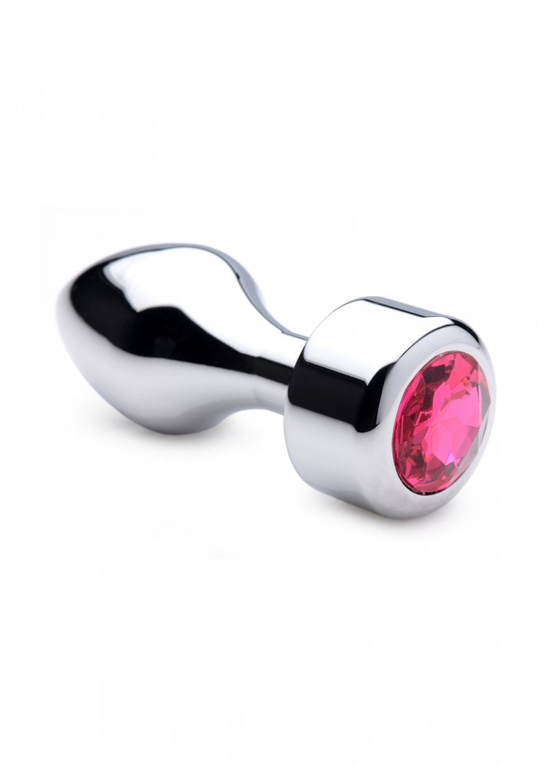 Weighted Base Aluminum Plug Pink Gem  en ndash Large