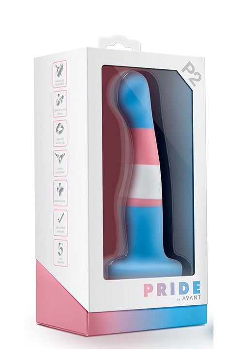 Avant – Pride Siliconen Dildo Met Zuignap – True Blue