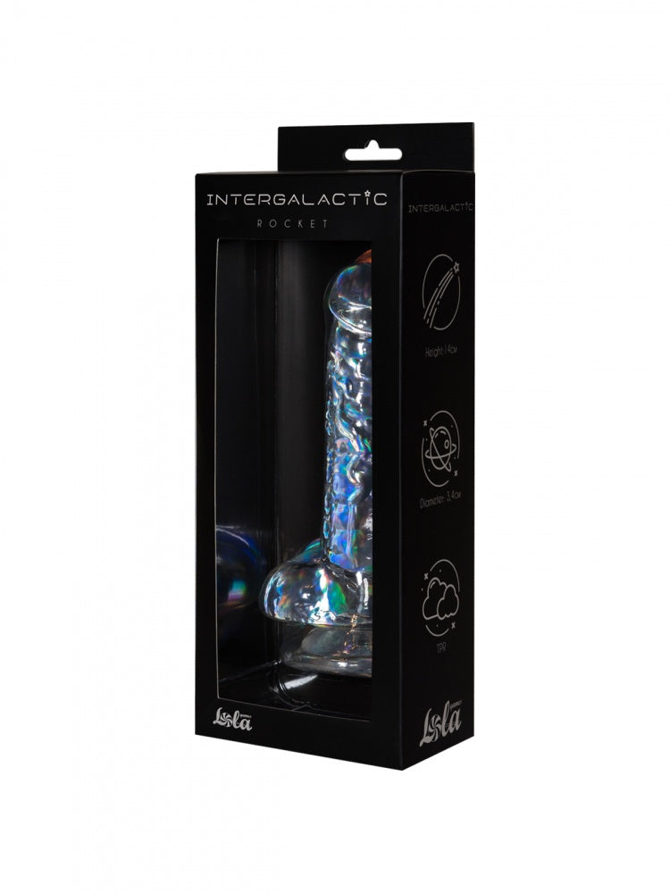Transparante dildo Intergalactische Raket