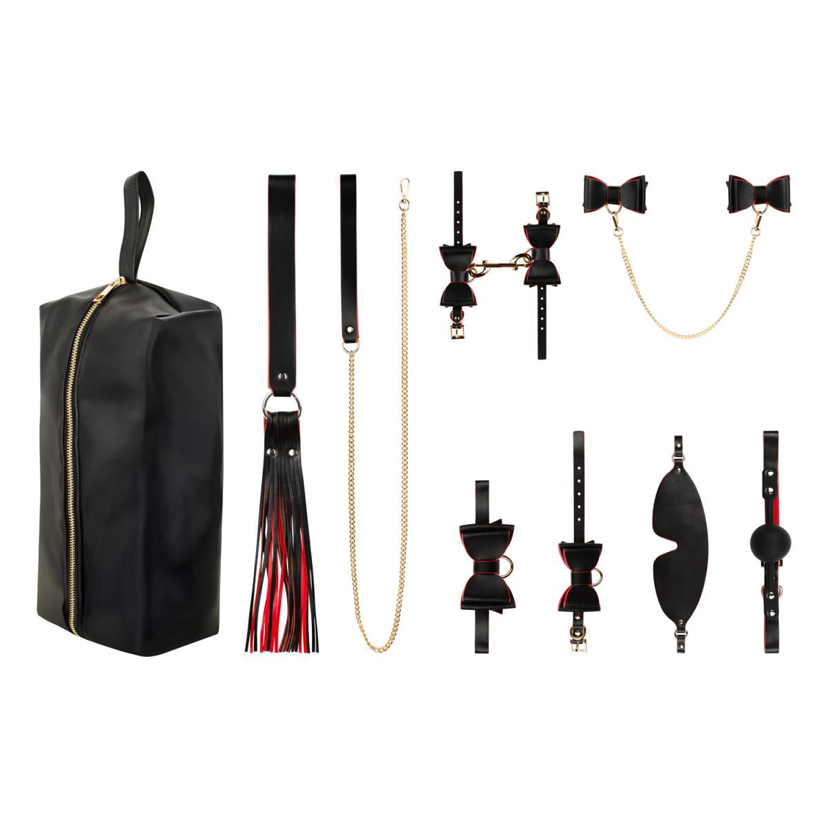 Bedroom Fantasies - Crimson & Ebony - 8-delige Luxe Set