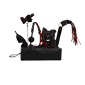 Bedroom Fantasies - Crimson & Ebony - 8-delige Luxe Set