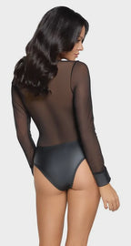Wetlook Half Transparante Body