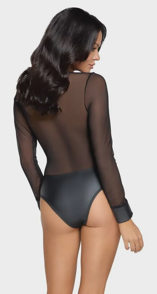 Wetlook Half Transparante Body