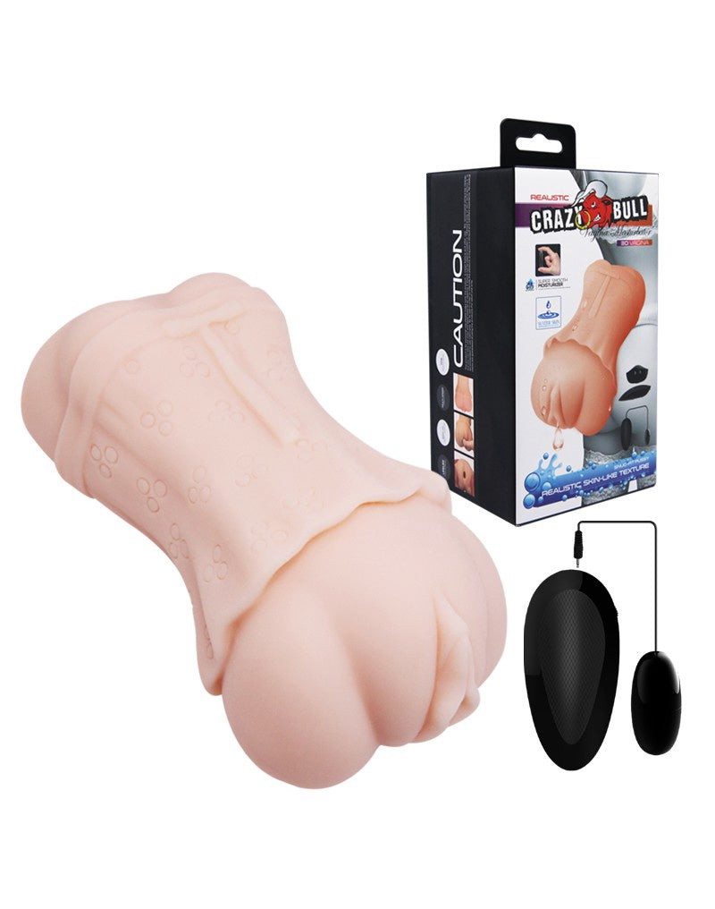 CRAZY BULL SOFT VAGINA MASTURBATOR WITH VIBRATION