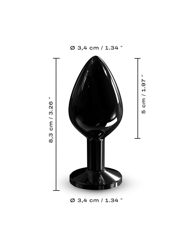 DORCEL DIAMOND PLUG MAAT M - BUTT PLUG ZWART