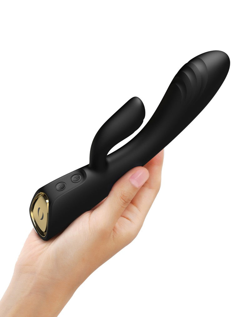 DORCEL FLEXI RABBIT VERWARMDE RABBIT VIBRATOR ZWART