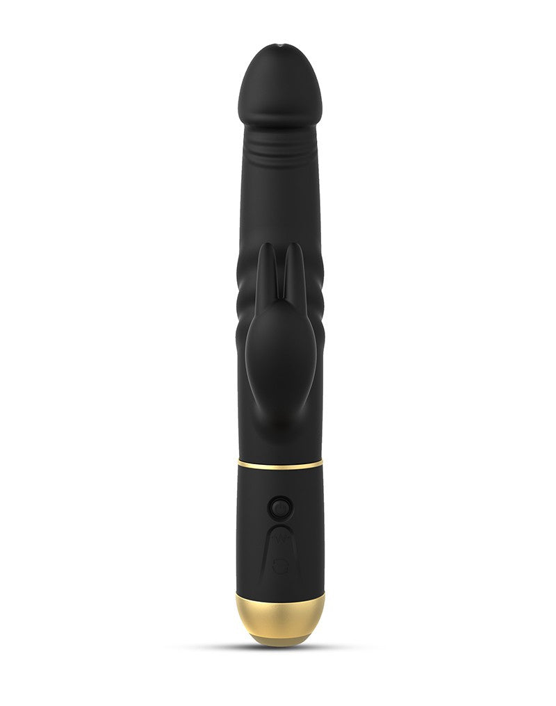 DORCEL FURIOUS RABBIT 2.0 THRUSTING EN ROTATING VIBRATOR ZWART