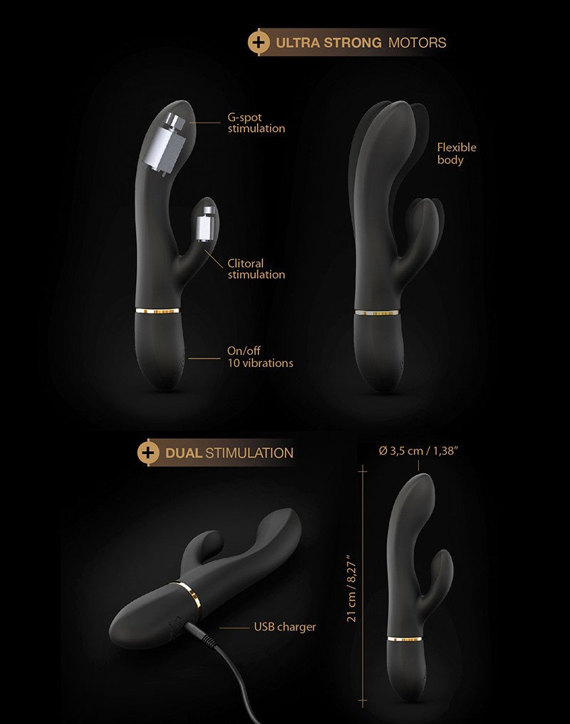 DORCEL GLAM RABBIT FLEXIBLE RABBIT VIBRATOR