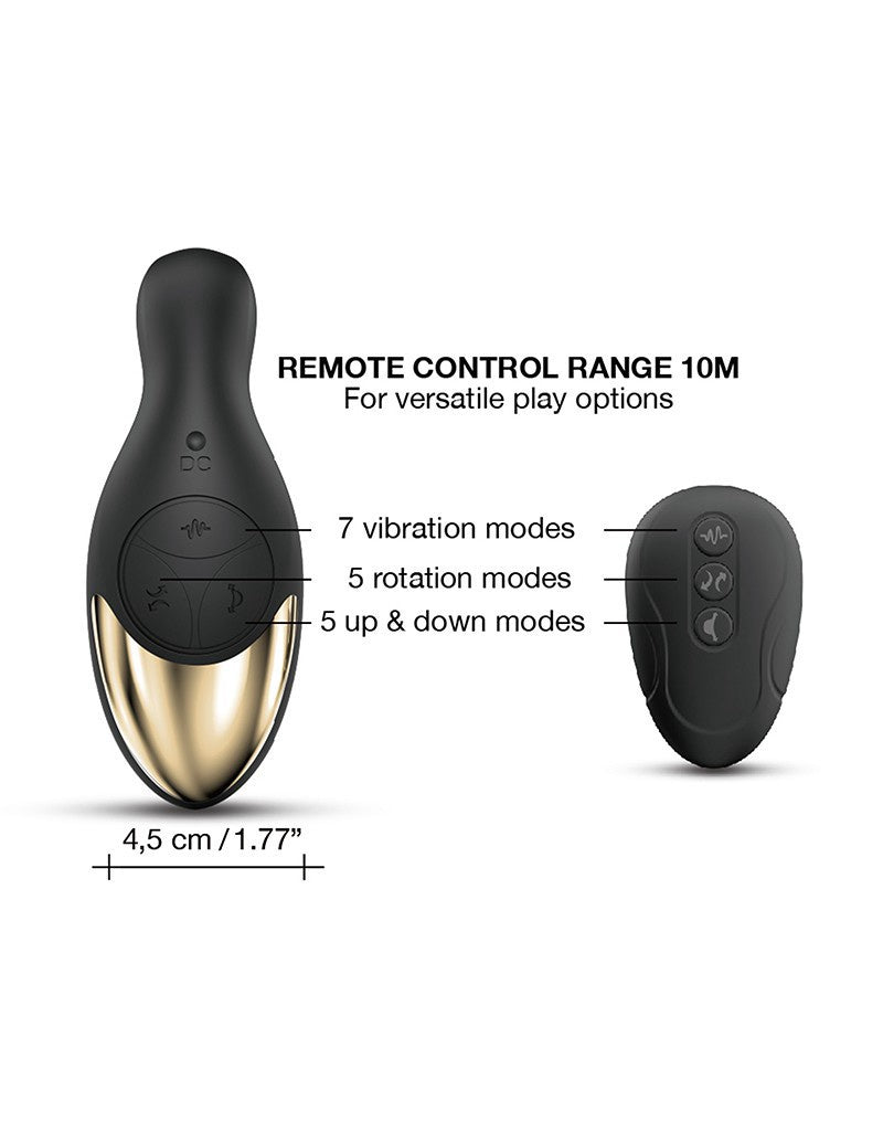 DORCEL MULTI P-JOY PROSTAAT MASSAGER MET AFSTANDSBEDIENING ZWART