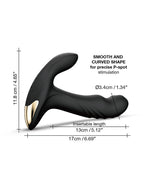 DORCEL MULTI P-JOY PROSTAAT MASSAGER MET AFSTANDSBEDIENING ZWART