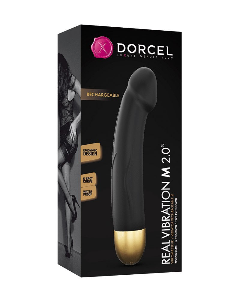 DORCEL REAL VIBRATION M 2.0 BLACK GOLD 6072233