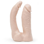 Vac-U-Lock Natural dubbele Penetrator