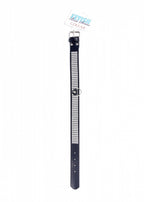 Fetish Boss Series Kraag met kristallen 3 cm zilver
