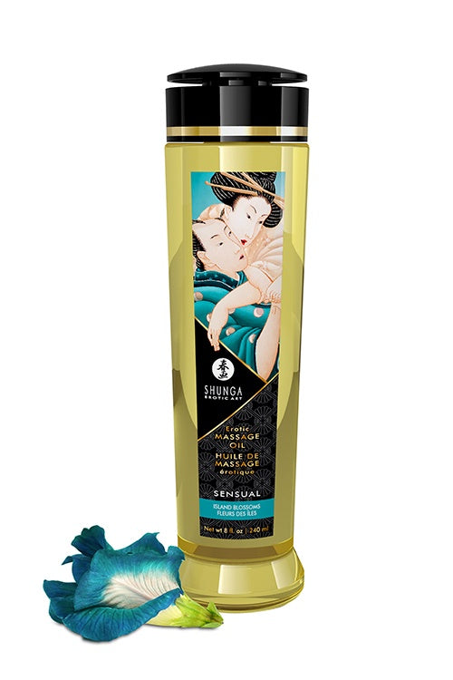 Shunga Erotic Massage Oil Sens. Island Blossom
