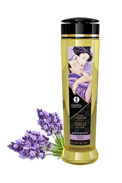 EROTISCHE MASSAGE OLIE SENSATIE LAVENDEL
