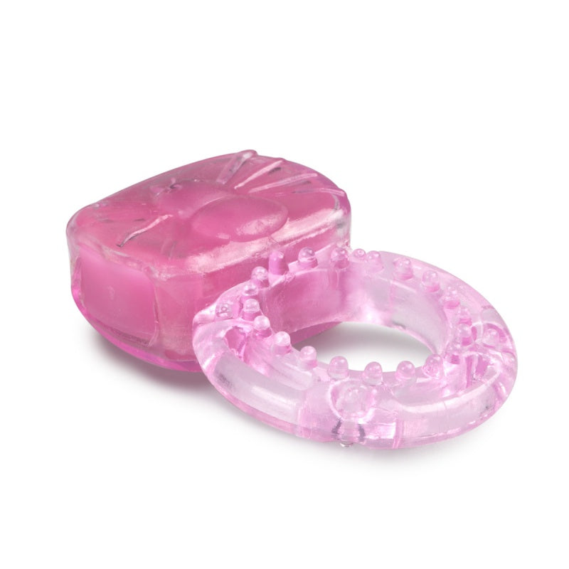 Rekbare Vibrerende Cockring - Roze