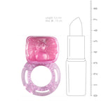 Rekbare Vibrerende Cockring - Roze