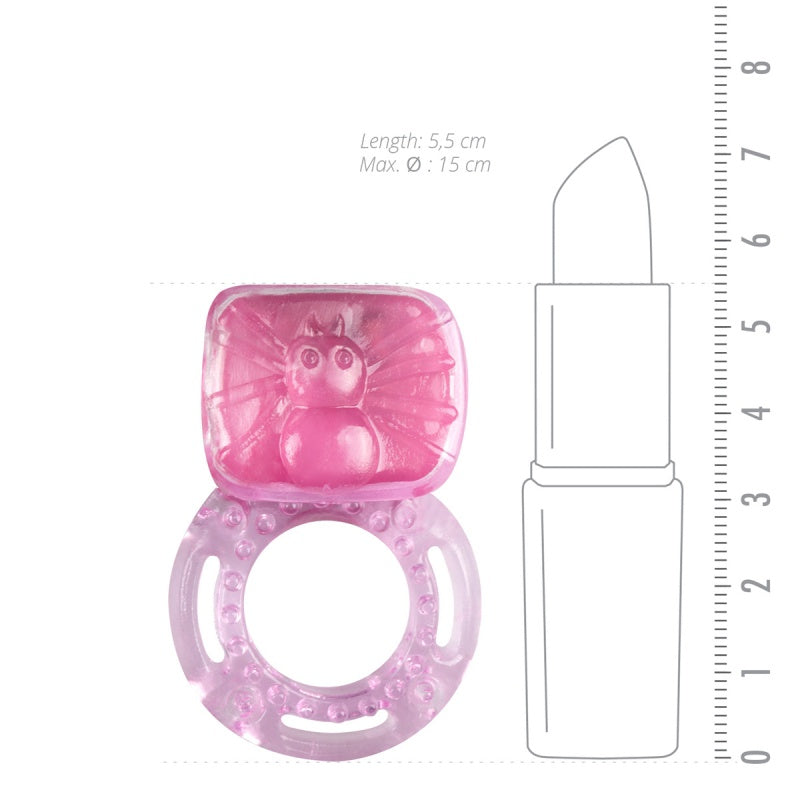 Rekbare Vibrerende Cockring - Roze