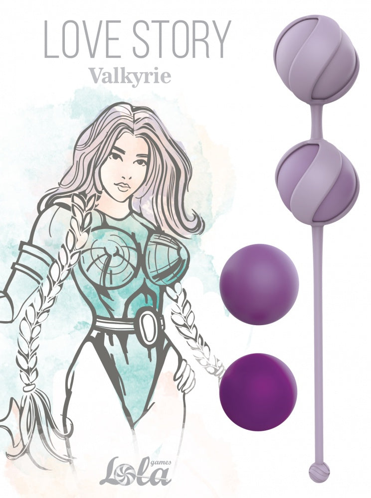 Vervanging Vaginale Ballen Set Love Story Valkyrie Purple