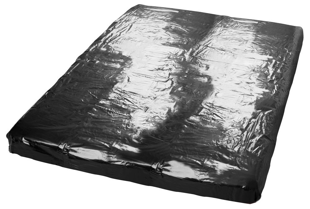 Glanzende Vinyl Lak Bed Laken voor Nat Speelplezier 160x200