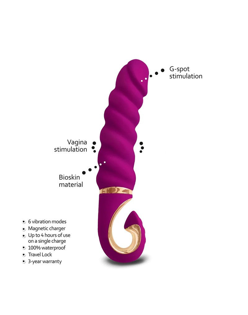 GVIBE GJACK MINI GERIBBELDE VIBRATOR FUCHSIA