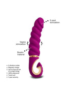 GVIBE GJACK MINI GERIBBELDE VIBRATOR FUCHSIA