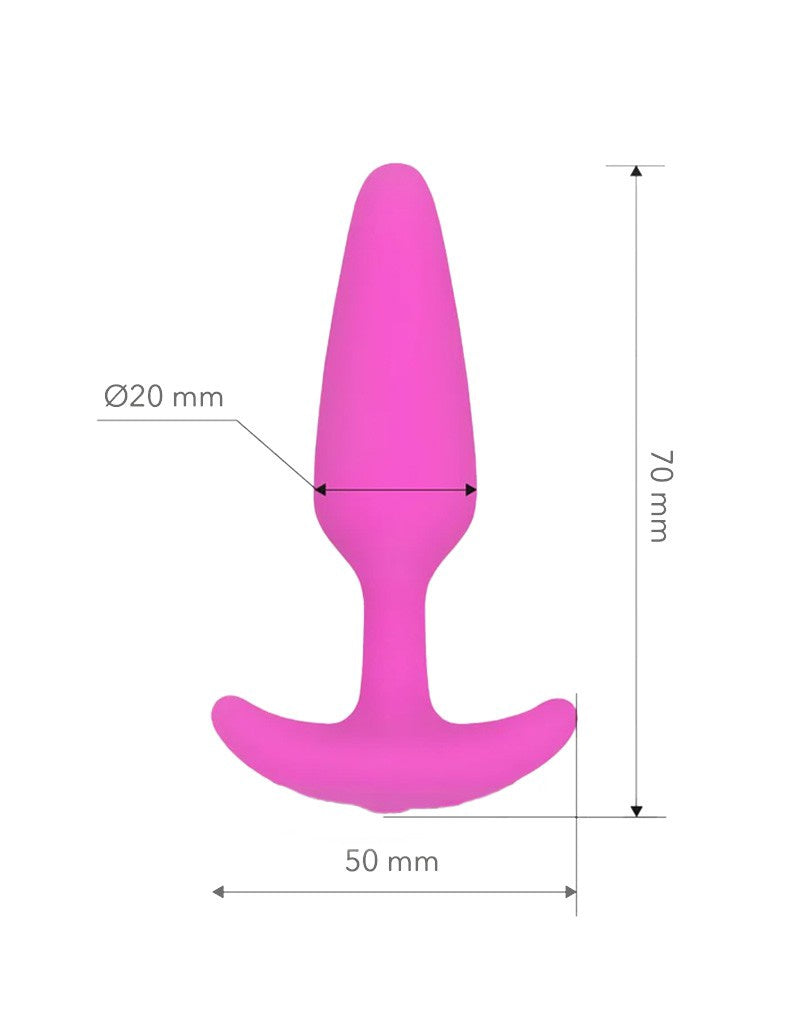 GVIBE GPLUG XS VIBRERENDE BUTT PLUG ROZE