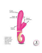 GVIBE GRABBIT MINI RABBIT VIBRATOR ROZ