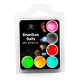 EFFECTEN MIX BRAZILIAANSE BALLETJES - PAK 6 STUKS