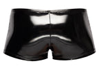 inyl Lak Wetlook Shorts met Gewatteerde Stiksels