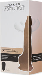 Naked Addiction 7"Roterende&Vibrerende Dildo