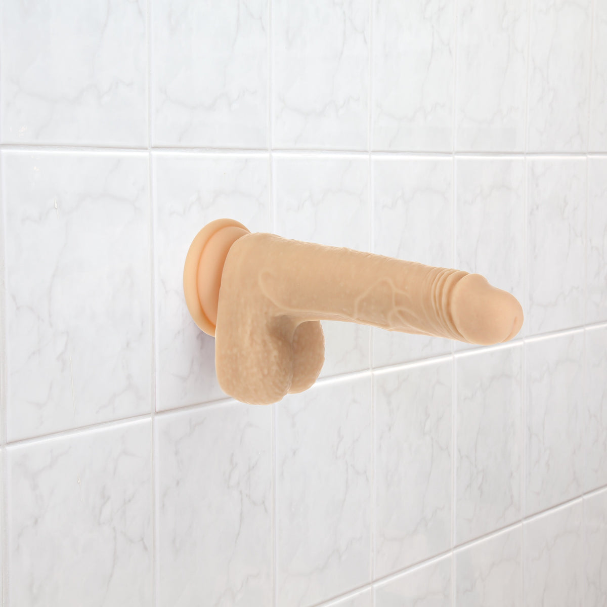 Naked Addiction 7"Roterende&Vibrerende Dildo