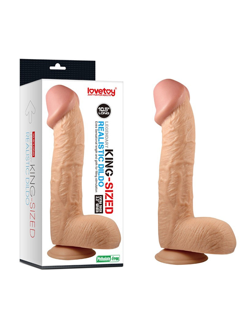KING-SIZED LEGENDARY REALISTIC DILDO 10.5"