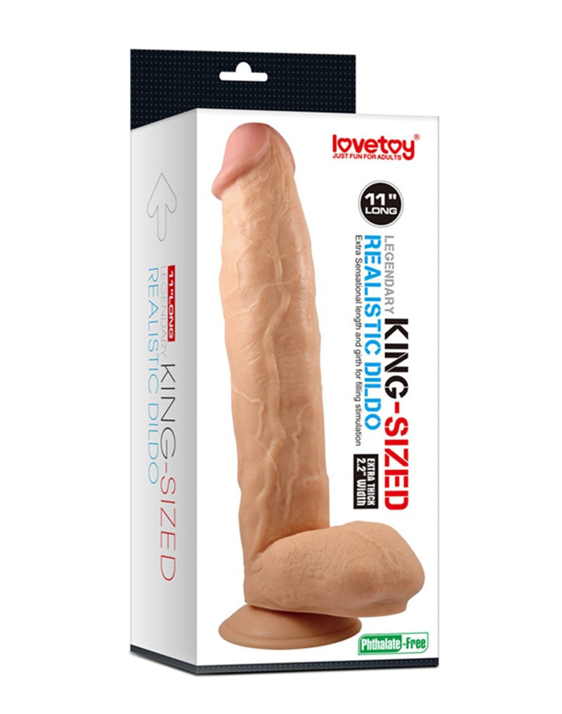 KING-SIZED LEGENDARY REALISTIC DILDO 11"