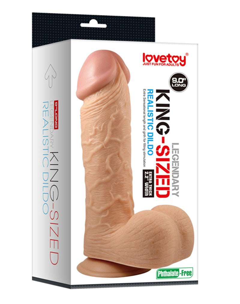 KING-SIZED LEGENDARY REALISTIC DILDO 9"