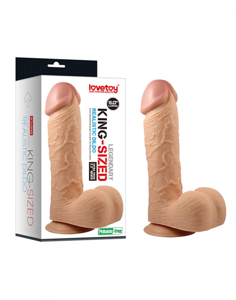 KING-SIZED LEGENDARY REALISTIC DILDO 9"