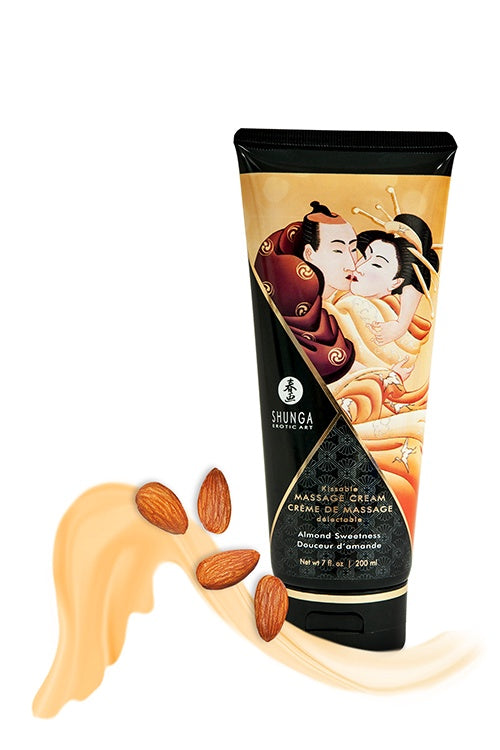 SHUNGA - EETBARE MASSAGE CRÈME ALMOND SWEETNESS 200 ML