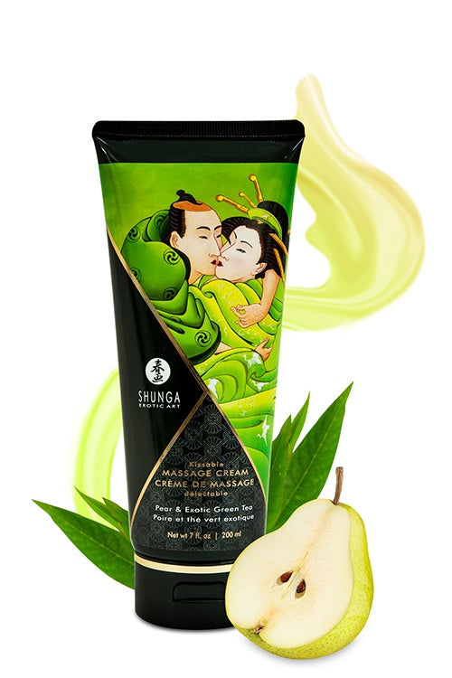 KISSABLE MASSAGE CREAM PEER  / GROENE THEE
