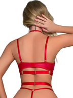 BH Set Jarratels 6dlg Leder Private Collectie Rood