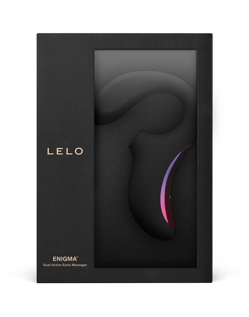 LELO ENIGMA DUAL STIMULATION SONIC MASSAGER ZWART