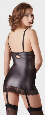 Spannende Lingerie Jurk met Veterstrik Motief