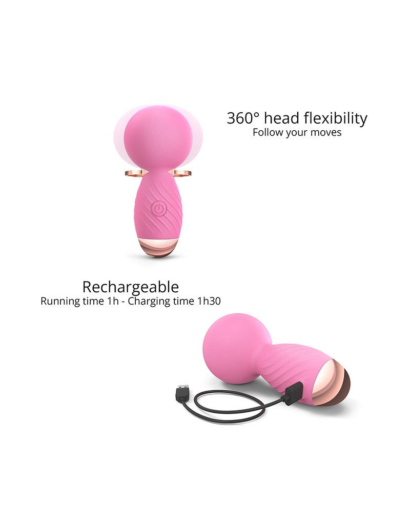 LOVE TO LOVE ITSY BITSY MINI WAND VIBRATOR ROZE
