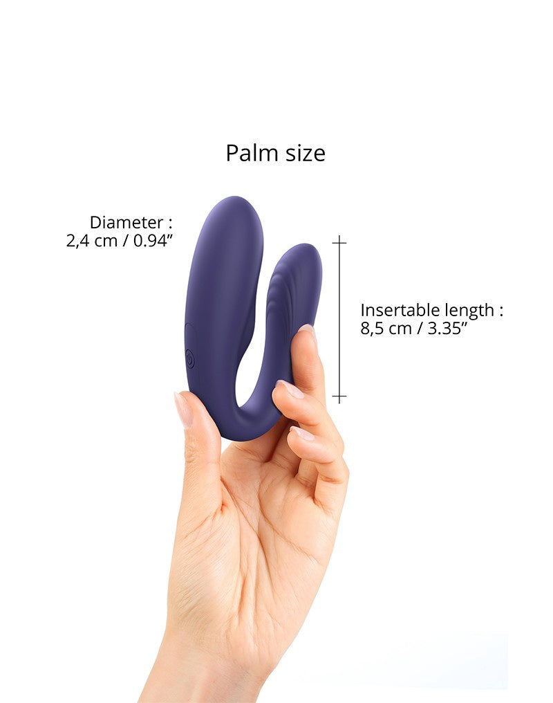 MATCH UP KOPPELVIBRATOR MET AFSTANDSBEDIENING INDIGO