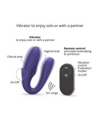 MATCH UP KOPPELVIBRATOR MET AFSTANDSBEDIENING INDIGO