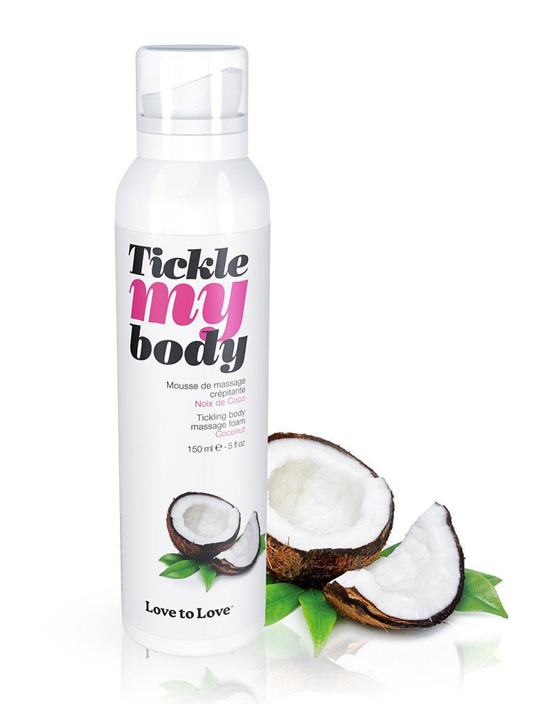 LOVE TO LOVE TICKLE MY BODY MASSAGE SCHUIM KOKOSNOOT