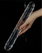 FLAWLESS CLEAR DOUBLE DILDO 30 CM